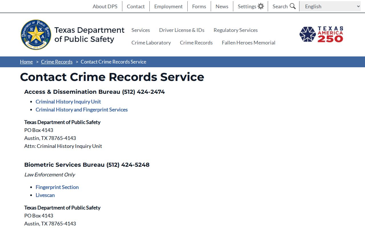 Mitchell County sex offender registry DPS Crime Records contacts